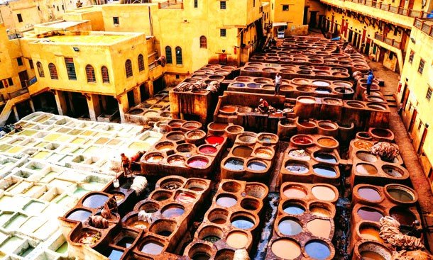 Fes Leather Tanneries - Traditional Craftsmanship
