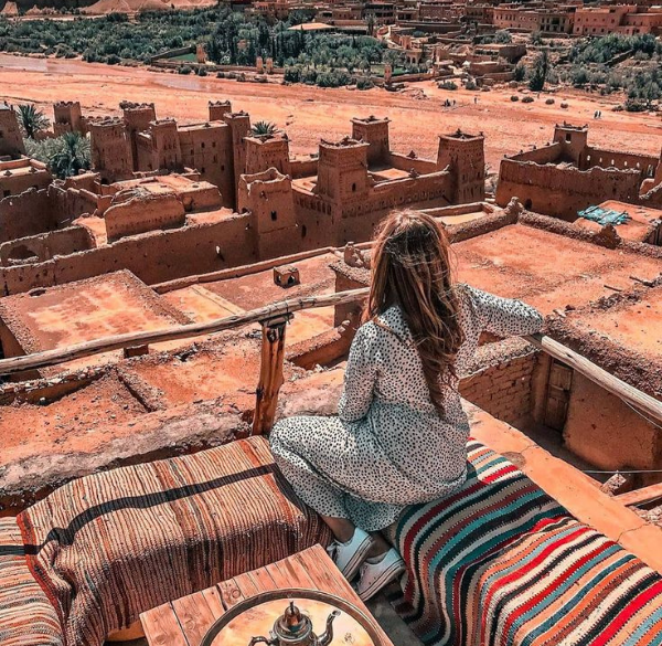 Travelers in Morocco